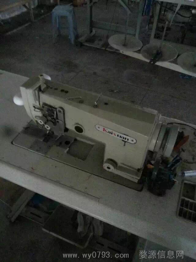 出售：二手缝纫机、锁眼机、套结机、双链车、拷边机